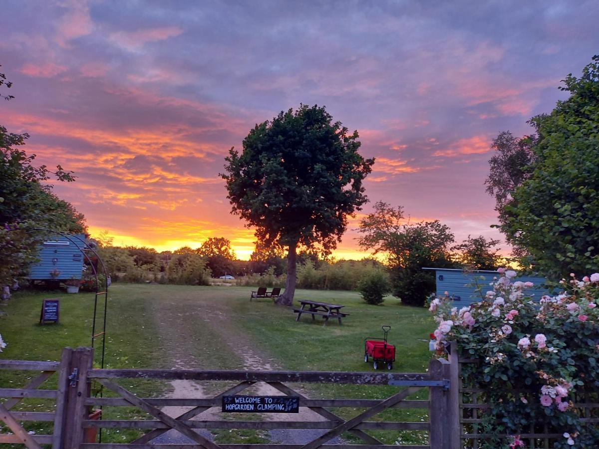 Hopgarden Glamping Luxury Shepherds Huts Wadhurst Buitenkant foto