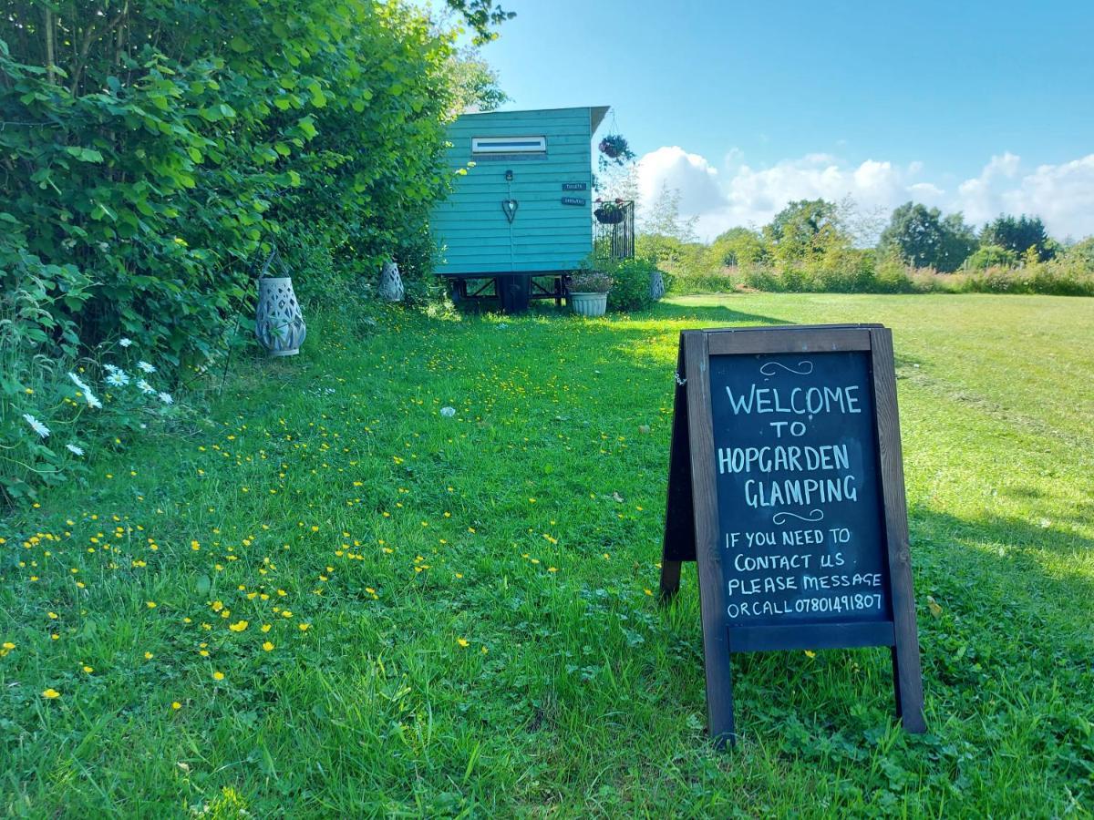 Hopgarden Glamping Luxury Shepherds Huts Wadhurst Buitenkant foto
